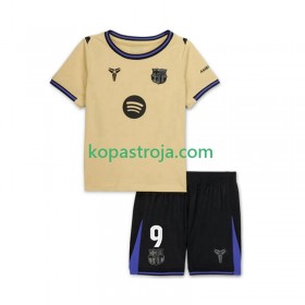 Billiga Fotbollströjor FC Barcelona Robert Lewandowski 9 UCL Barn Borta tröja 2025/26 Kortärmad